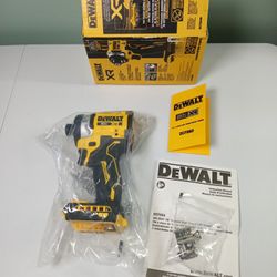 DEWALT 20V IMPACT DRIVER (DCF860)TOOL ONLY 