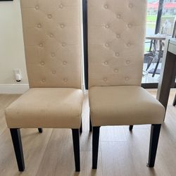 2 DINING CHAIRS $50 