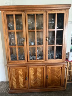 Wood China Cabinet