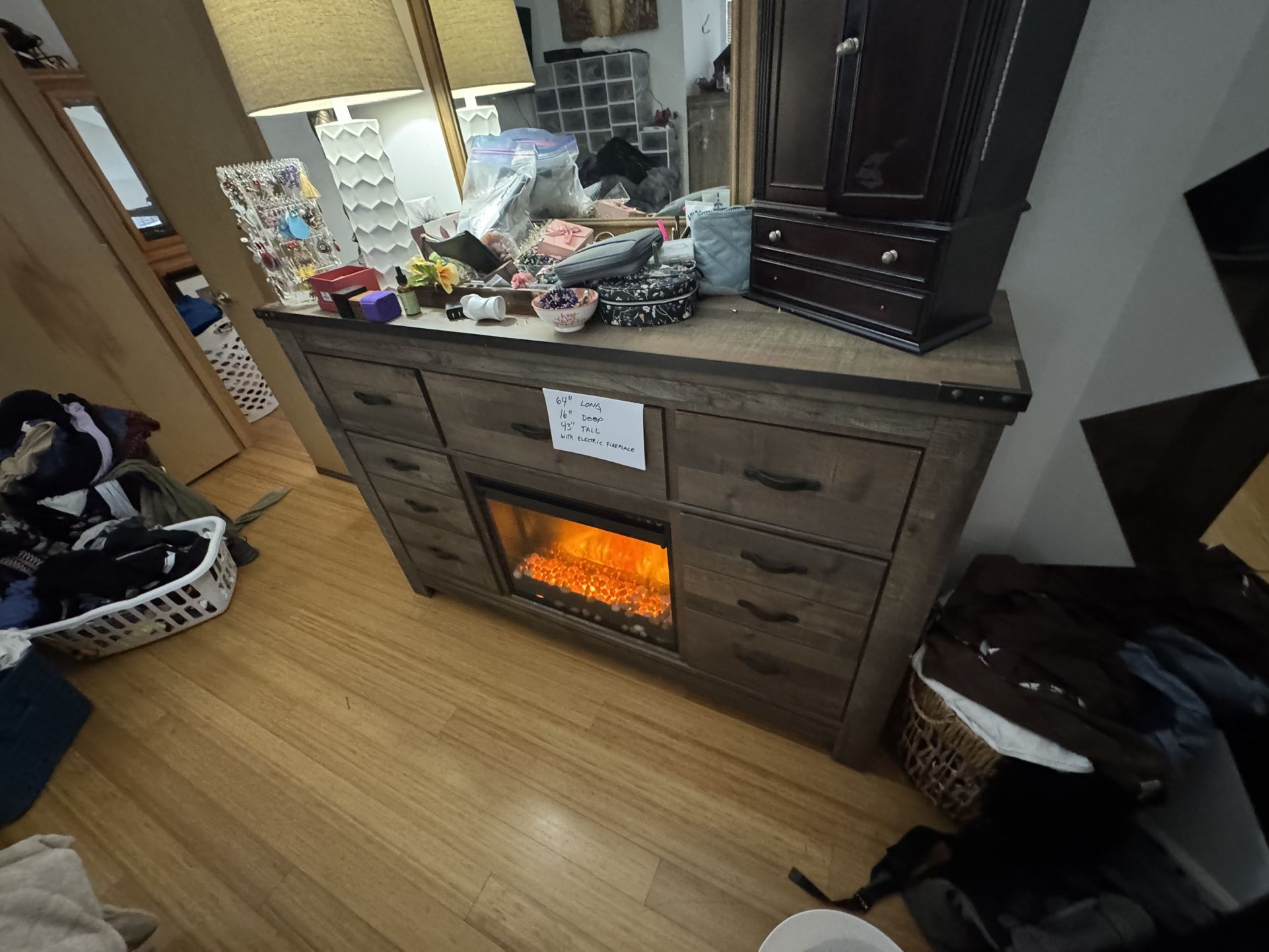 Ashley Dresser With Fireplace Insert - www.disolcolor.com Ashley Dresser With Fireplace Insert - www.disolcolor.com