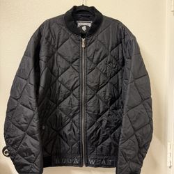 Vintage Roca Wear Lined Bomber Jacket Men’s XL Y2K Jay Z Roc a fella