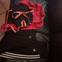 All Addidas 2 Pants A Little Mini Backpack And A Little Mini Duffel bag Super Quite And A Addidas Sweater
