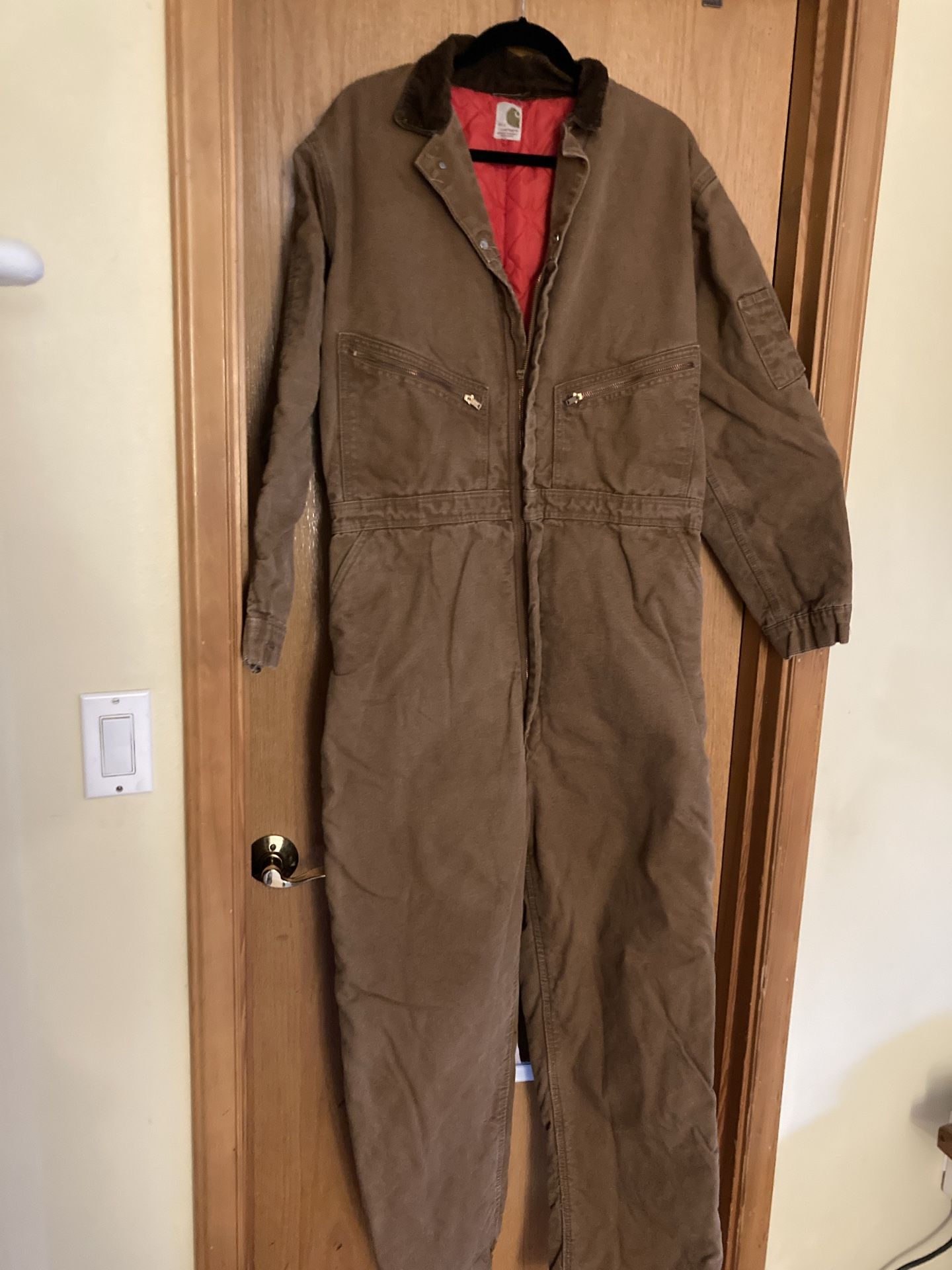 Carhartts coveralls fully insulated suit 44 L