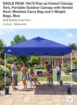10x10 Pop-up Instant Canopy Tent