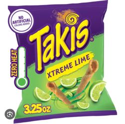 Takis Xtreme Lime 3.25oz (92.3g)