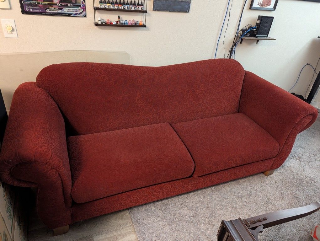 Crimson Statement Couch