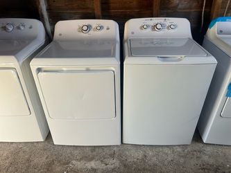 Set Washer and dryer GE used warranty