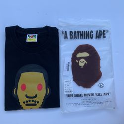 A Bathing Ape Bape Kid Cudi Tee Black Size L t shirt supreme 