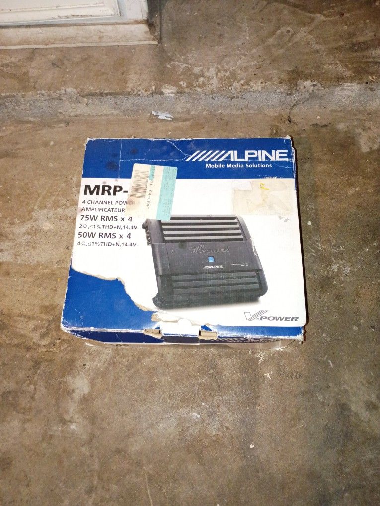 Alpine Amplifier