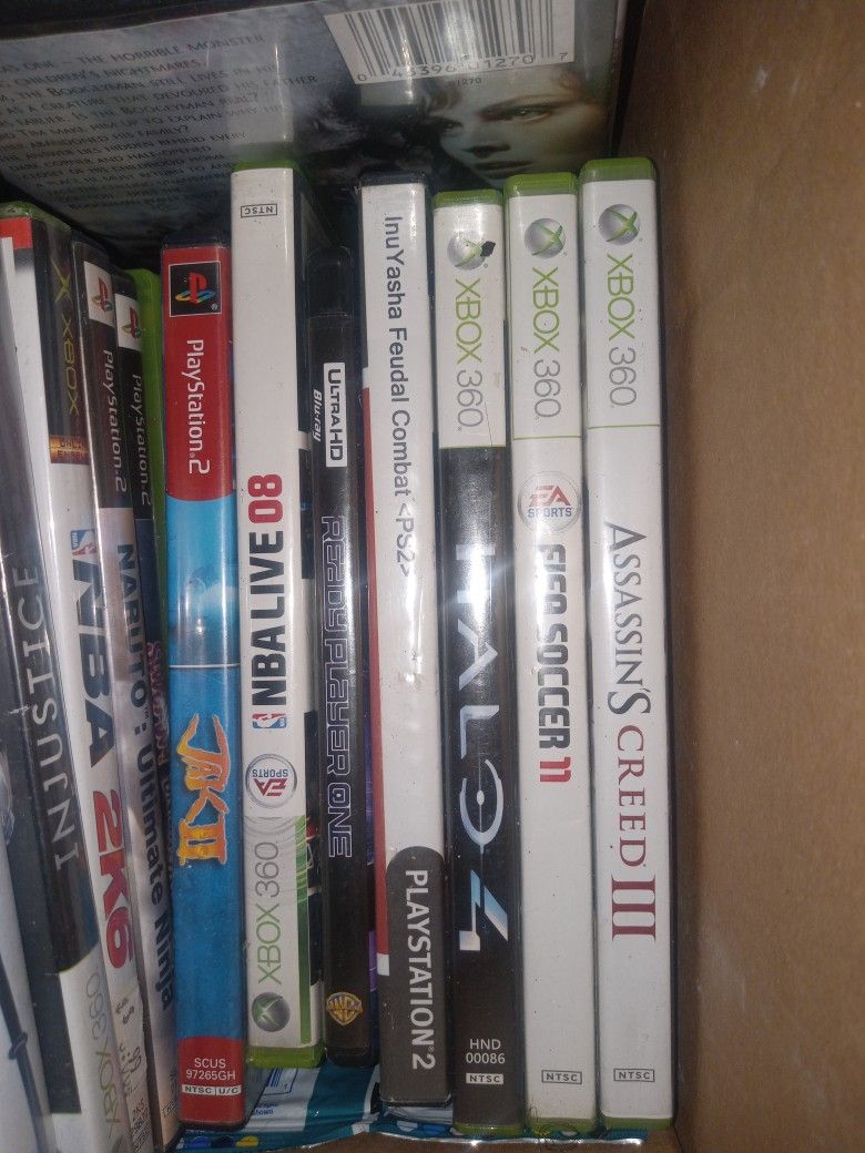 Xbox 360 And Ps2 Games