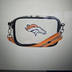 Denver Broncos Clear Crossbody Bag
