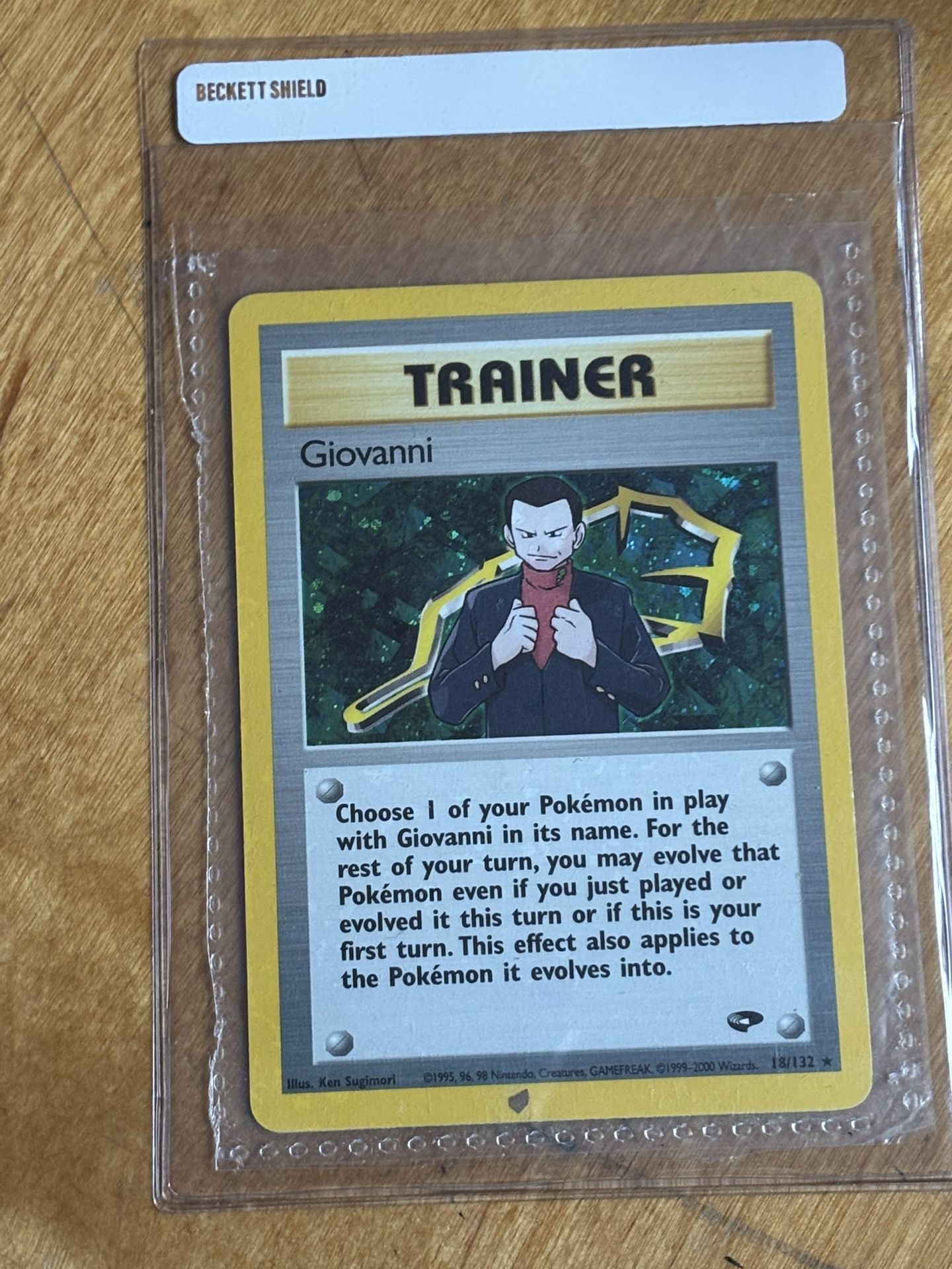 Pokémon trainer Giovanni Holographic
