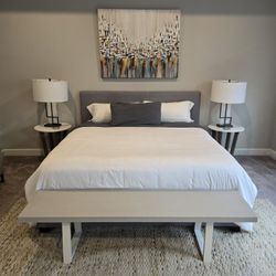 King Bed With Mattress And Box Spring