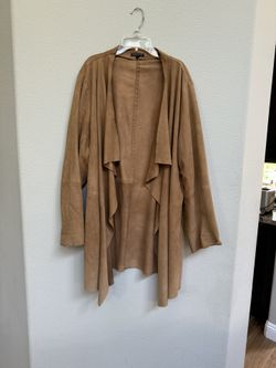 Genuine Leather Suede Shawl