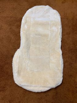 Fur seat cover . new
