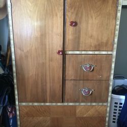 Antique Armoire Art Deco