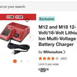 Milwaukee Battery Charger 