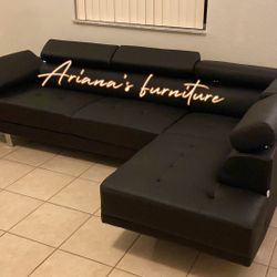 New Black Sectional (white And Grey Available)