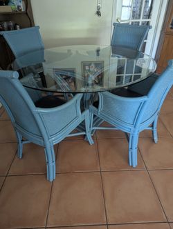 Glass Table And Chairs