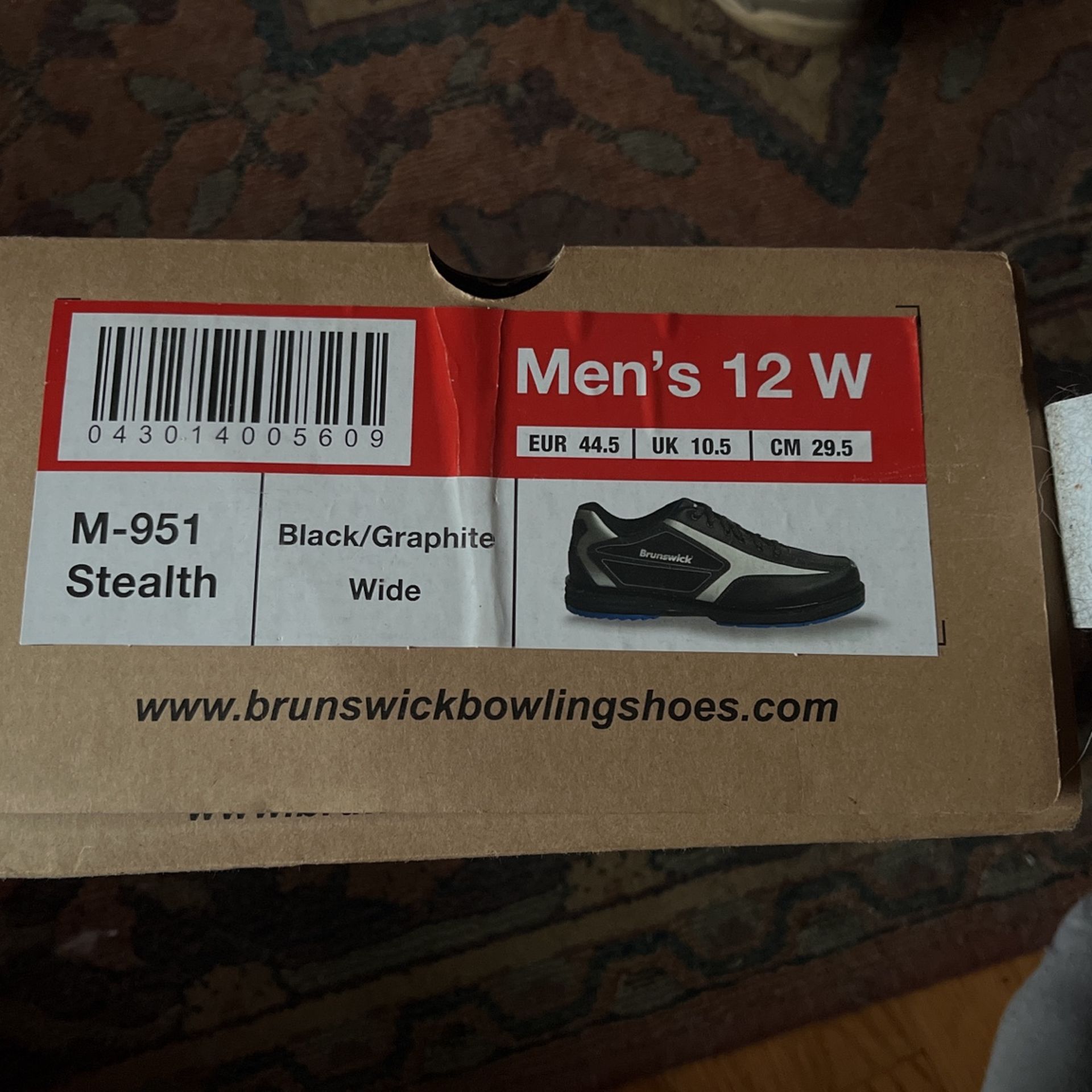 Brunswick Stealth Bowling Shoes 12w