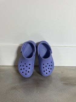Purple Crocs 