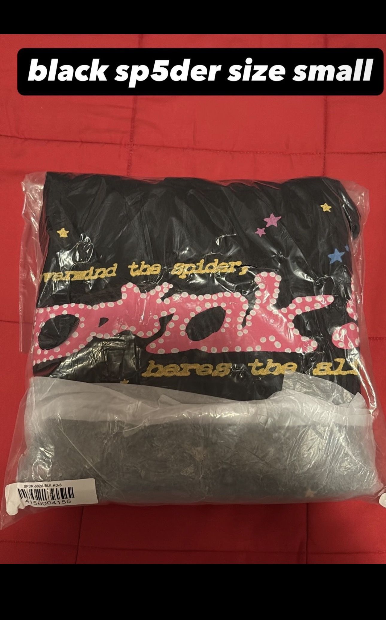 *looking for offers* Sp5der hoodie