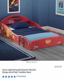 NEW Cars toddler bedframe (Mattress sold separately)