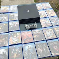2020 PS4 Pro 1,000GB. 00 Games & 1 Controller $200! & $30! Per Game or 5 for $100! Or 25 for $500! Plus $200! Ps4 i can do $620! All from 1st picture.
