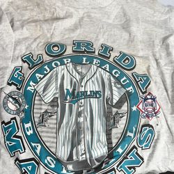 New 1997 Florida Marlins T-Shirt With Tags