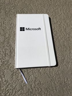 White Microsoft Notebook