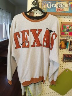 Texas longhorn crew neck