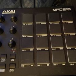 Akai MPD218 Drum Pad Sequencer(MK3 Mini Available For Bundle )