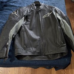 Alpine Star leather Jacket $125