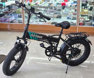 GoTrax Z4 PRO Foldable Ebike w/ up to 40mi Max Operating Range and 28 mph Max Speed - Black