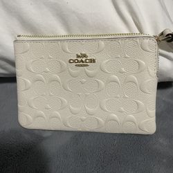 Coach wristlet wallet 