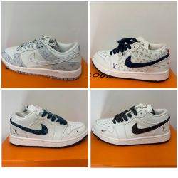 LV X Nike Unisex Shoes, Men Size 8, Women Size 9, New