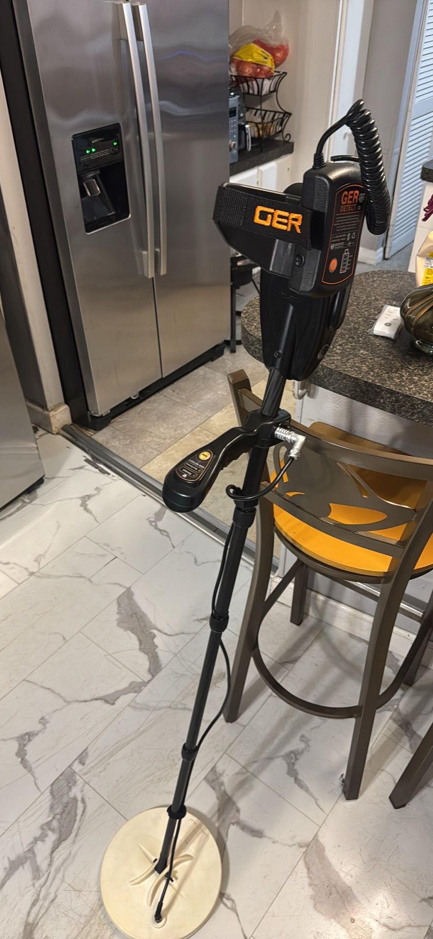 GER Detect Gold Seeker Metal Detector Complete Set