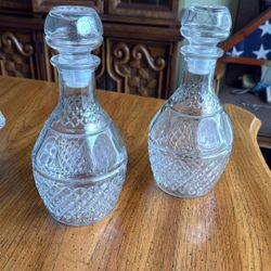 Princess House Decanters And Basket