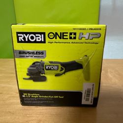 RYOBI ONE+ HP 18V Brushless Cordless 4-1/2 in. Angle Grinder (Tool Only)