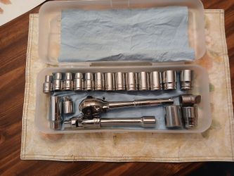 Chrome Vanadium SAE  socket set