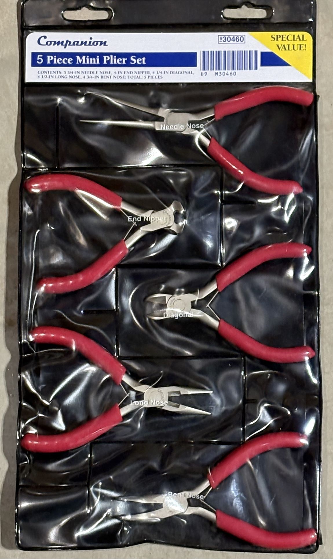 Sears Companion 5 piece mini plier set