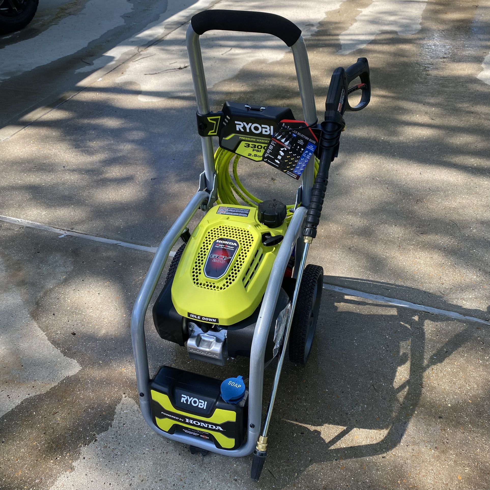 Honda Gas Ryobi 3300psi HEAVY DUTY Pressure power Washer