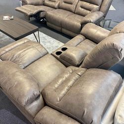 Reclining Sofa & Reclining Loveseat ⭐$39 Down Payment with Financing ⭐ 90 Days same as cash
