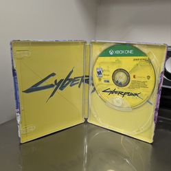Cyberpunk 2077 Steel book & disc