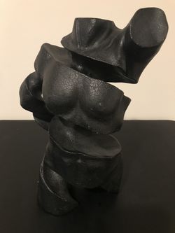 Surrealist Spiral Man Sculpture TMS 2005 Vitruvian Dali Style