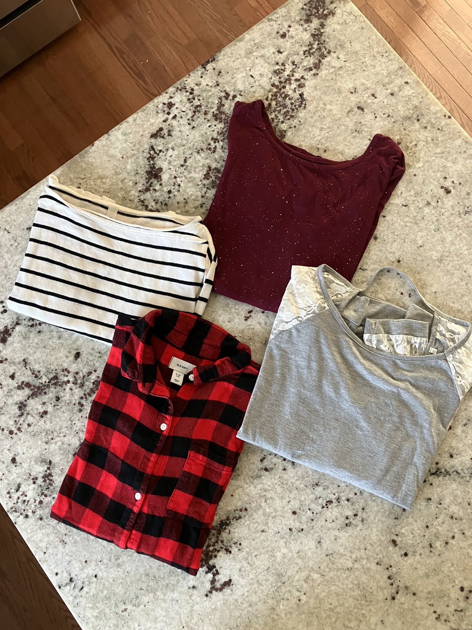 Girls Long Sleeve Shirts Size xl/xxl (14/16 & 18)