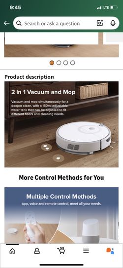 New ROBOROCK E5 Mop Robot Vacuum Cleaner 