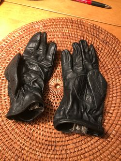 Summer Leather Driving Gloves Medium