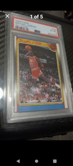 Michael Jordan 1988 fleer all star