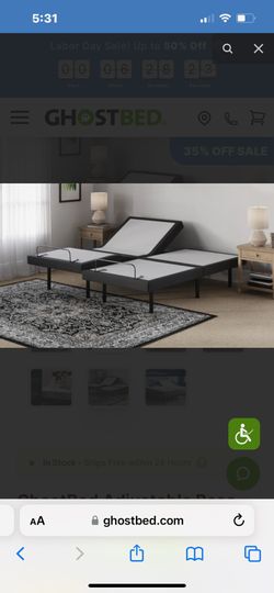 Ghost Bed Split Long (mattresses Not Included)